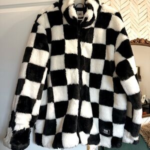 Vans Faux Fur Checkered Jacket